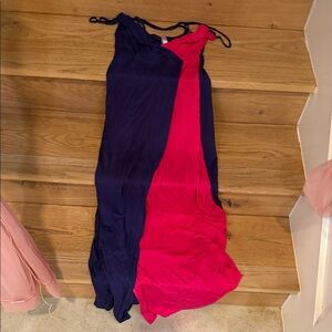 Alya Navy and Fuchsia Dress